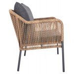 ΚΑΝΑΠΕΣ ΕΞ ΧΩΡΟΥ BAFFIN HM6054 03 ΑΛΟΥΜ ΑΝΘΡΑΚΙ-ΣΥΝΘ RATTAN ΜΠΕΖ-ΑΝΘΡΑΚΙ ΜΑΞΙΛΑΡΙΑ c488811