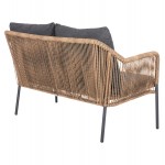 ΚΑΝΑΠΕΣ ΕΞ ΧΩΡΟΥ BAFFIN HM6054 03 ΑΛΟΥΜ ΑΝΘΡΑΚΙ-ΣΥΝΘ RATTAN ΜΠΕΖ-ΑΝΘΡΑΚΙ ΜΑΞΙΛΑΡΙΑ c488811
