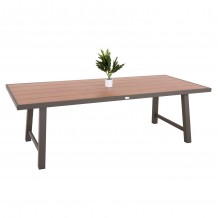 ΤΡΑΠΕΖΙ ΑΛΟΥΜΙΝΙΟΥ GOBAR HM6060 04 ΣΑΜΠΑΝΙ ΜΕ ΕΠΙΦΑΝΕΙΑ ΑΠΟΜΙΜΗΣΗΣ ΞΥΛΟΥ 240Χ105Χ75Υεκ c488815