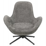 ΠΟΛΥΘΡΟΝΑ ΠΕΡΙΣΤΡΕΦΟΜΕΝΗ BRYNN HM9594 01 ΓΚΡΙ ΜΠΟΥΚΛΕ-ΜΑΥΡΗ ΜΕΤΑΛ ΒΑΣΗ 86x76x87Υεκ c488831