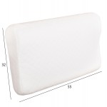 ΜΑΞΙΛΑΡΙ ΥΠΝΟΥ BEZEL HM673 MEMORY FOAM-ΛΕΥΚΟ ΥΦΑΣΜΑ 55x32Υεκ c488910