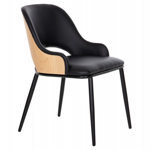 ΚΑΡΕΚΛΑ DELF HM9617 01 PU ΜΑΥΡΟ-ΜΑΥΡΑ ΜΕΤΑΛ ΠΟΔΙΑ-ΞΥΛΙΝΗ ΠΛΑΤΗ ΦΥΣΙΚΟ 48x55x76Υεκ SET 2τμχ c489064