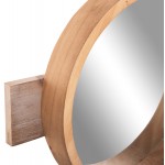 ΚΑΘΡΕΠΤΗΣ ΤΟΙΧΟΥ ΣΤΡΟΓΓΥΛΟΣ SCUTTLE HM4222 FIR WOOD MDF-BLACK METAL 80x6 5x30 5Υεκ c489072