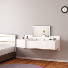 ΚΡΕΜΑΣΤΗ ΤΟΥΑΛΕΤΑ ΜΕ ΚΑΘΡΕΠΤΗ LINDE HM8960 11 ΛΕΥΚΗ ΜΕΛΑΜΙΝΗ 100x39x33Y εκ c489076