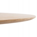ΤΡΑΠΕΖΙ ΣΤΡΟΓΓΥΛΟ DENTY HM9612 01 MDF ΜΕ ΚΑΠΛΑΜΑ ΔΡΥΟΣ-ΧΡΩΜΑ ΔΡΥΟΣ Φ120x75Υεκ c489088
