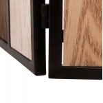 ΠΑΡΑΒΑΝ 6-ΦΥΛΛΟ ΜΟΝΗΣ ΟΨΗΣ CRYPT HM4221 MDF ΣΕ 4 ΧΡΩΜΑTA-ΜΑΥΡΟ ΜΕΤΑΛΛΟ 241x1 5x180Υεκ c489099