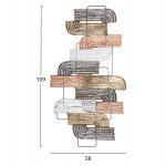 ΔΙΑΚΟΣΜΗΤΙΚΟ ΤΟΙΧΟΥ HM4206 ΜΕΤΑΛΛΟ ΣΕ ΔΙΑΦΟΡΑ ΧΡΩΜΑΤΑ 58x4x109εκ c489102