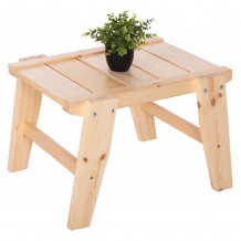 ΤΡΑΠΕΖΑΚΙ ΞΑΠΛΩΣΤΡΑΣ SKOPEL HM6114 01 ΞΥΛΟ ΠΕΥΚΟΥ ΣΕ ΦΥΣΙΚΟ 60x40x44Υεκ c489105