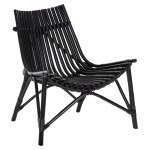 ΚΑΡΕΚΛΑ ΕΞΩΤ ΧΩΡΟΥ CELLION HM9812 02 ΡΑΒΔΟΙ RATTAN ΣΕ ΜΑΥΡΟ ΧΡΩΜΑ 76x72x83Υεκ c489145