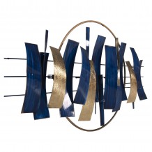 ΔΙΑΚΟΣΜΗΤΙΚΟ ΤΟΙΧΟΥ HM4205 ΜΕΤΑΛΛΟ ΣΕ ΜΠΛΕ-ΧΡΥΣΟ 90 5x50Υεκ c489176