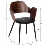 ΣΕΤ ΤΡΑΠΕΖΑΡΙΑ ΕΣΩΤ ΧΩΡΟΥ 5ΤΜΧ HM11962 ΤΡΑΠΕΖΙ DENTY 4 ΚΑΡΕΚΛΕΣ VELP c489229