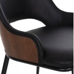 ΣΕΤ ΤΡΑΠΕΖΑΡΙΑ ΕΣΩΤ ΧΩΡΟΥ 5ΤΜΧ HM11965 ΤΡΑΠΕΖΙ DENTY 4 ΚΑΡΕΚΛΕΣ DELF ΜΑΥΡΟ c489232