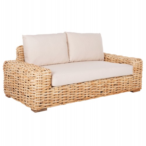 ΚΑΝΑΠΕΣ 2-ΘΕΣΙΟΣ TROPEL HM9809 ΞΥΛΟ MANGO-RATTAN ΦΥΣΙΚΟ-ΛΕΥΚΑ ΜΑΞΙΛΑΡΙΑ 192x88x70-85Υεκ c489255