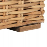 ΠΟΛΥΘΡΟΝΑ TROPEL HM9810 ΞΥΛΟ MANGO-RATTAN ΦΥΣΙΚΟ-ΛΕΥΚΑ ΜΑΞΙΛΑΡΙΑ 110x88x70-85Υεκ c489256