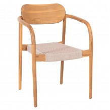 ΠΟΛΥΘΡΟΝΑ OSLO HM9636 07 ΞΥΛΟ TEAK ΦΥΣΙΚΟ ΜΠΕΖ ΣΧΟΙΝΙ 55x54x80Yεκ c489347