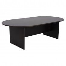 ΓΡΑΦΕΙΟ ΣΥΝΕΔΡΙΑΣΕΩΝ ΟΒΑΛ SIENNA HM2134 02 ΜΕΛΑΜΙΝΗ ΣΕ WENGE 240x120x75Υεκ c489476