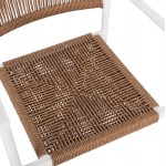 ΠΟΛΥΘΡΟΝΑ ΑΛΟΥΜΙΝΙΟΥ STER HM5786 11 ΛΕΥΚΗ-ΣΥΝΘ RATTAN ΜΠΕΖ 55 5x53x78Υεκ c489498