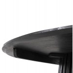 ΤΡΑΠΕΖΙ ΤΡΑΠΕΖΑΡΙΑΣ FRANTZ HM9388 12 ΜΑΣΙΦ MINDI ΞΥΛΟ ΣΕ ΜΑΥΡΟ Φ120X76 5Υεκ c489505