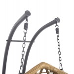 ΔΙΠΛΗ ΚΡΕΜΑΣΤΗ ΦΩΛΙΑ ME ΥΠΟΠΟΔΙΟ GRACIE HM5754 02 ΜΠΕΖ ΣΥΝΘ RATTAN-ΓΚΡΙ ΜΕΤΑΛ ΣΚΕΛΕΤΟΣ Φ120x200Υεκ c489512