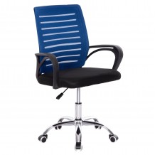 ΚΑΡΕΚΛΑ ΓΡΑΦΕΙΟΥ TRAIL HM1192 36 ΜΠΛΕ ΜΑΥΡΟ MESH-ΠΟΔΙ ΧΡΩΜΙΟΥ 62x51x98Υεκ c489548