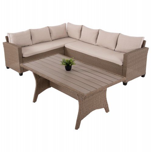 ΣΕΤ ΣΑΛΟΝΙ ΔΕΞΙΑ ΓΩΝΙΑ ΤΡΑΠΕΖΙ CARSON HM6078 02 ΜΟΚΑ ΣΥΝΘ RATTAN-ΜΑΞΙΛΑΡΙΑ c489566