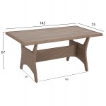 ΣΕΤ ΣΑΛΟΝΙ ΔΕΞΙΑ ΓΩΝΙΑ ΤΡΑΠΕΖΙ CARSON HM6078 02 ΜΟΚΑ ΣΥΝΘ RATTAN-ΜΑΞΙΛΑΡΙΑ c489566