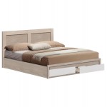 ΚΡΕΒΑΤΙ CAPRI HM312 16 ΜΕ 2 ΣΥΡΤΑΡΙΑ SONAMA ΛΕΥΚΟ ΓΙΑ ΣΤΡΩΜΑ 150x200 εκ c489631