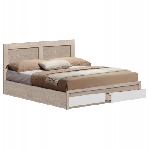 ΚΡΕΒΑΤΙ CAPRI HM312 16 ΜΕ 2 ΣΥΡΤΑΡΙΑ SONAMA ΛΕΥΚΟ ΓΙΑ ΣΤΡΩΜΑ 150x200 εκ c489631