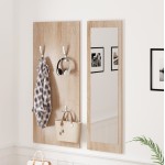 ΣΕΤ ΕΙΣΟΔΟΥ ΜΕ ΚΑΘΡΕΠΤΗ VERN HM2476 04 ΜΕΛΑΜΙΝΗ ΣΕ ΣΟΝΑΜΑ-ΛΕΥΚΟ 80x27x175Υεκ c489686