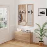 ΣΕΤ ΕΙΣΟΔΟΥ ΜΕ ΚΑΘΡΕΠΤΗ VERN HM2476 01 ΜΕΛΑΜΙΝΗ ΣΕ ΣΟΝΑΜΑ 80x27x175Υεκ c489687