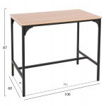 ΣΕΤ ΤΡΑΠΕΖΑΡΙΑ ΜΠΑΡ 5ΤΜΧ BOXY HM9882 01 ΜΑΥΡΟ ΜΕΤΑΛΛΟ-ΜΕΛΑΜΙΝΗ ΣΕ SONAMA c489699