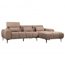 ΚΑΝΑΠΕΣ ΔΕΞΙΑ ΓΩΝΙΑ DIVYA HM3267 01R ΣΥΝΘ SUEDE ΑΝΟΙΧΤΟ ΚΑΦΕ 264x175x99Υεκ c489719