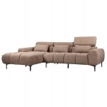 ΚΑΝΑΠΕΣ ΑΡΙΣΤΕΡΗ ΓΩΝΙΑ DIVYA HM3267 01L ΣΥΝΘ SUEDE ΑΝΟΙΧΤΟ ΚΑΦΕ 264x175x99Υεκ c489721