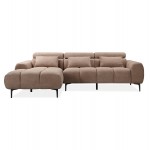 ΚΑΝΑΠΕΣ ΑΡΙΣΤΕΡΗ ΓΩΝΙΑ DIVYA HM3267 01L ΣΥΝΘ SUEDE ΑΝΟΙΧΤΟ ΚΑΦΕ 264x175x99Υεκ c489721