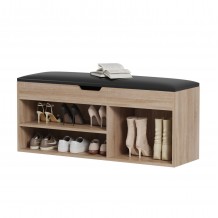 ΠΑΠΟΥΤΣΟΘΗΚΗ ΜΕ ΚΑΘΙΣΜΑ ROMIR HM2478 01 ΜΕΛΑΜΙΝΗ ΣΟΝΑΜΑ-ΚΑΘΙΣΜΑ PU ΚΑΦΕ 100x30x44Υ c489743