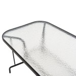 ΤΡΑΠΕΖΙ ADAM HM5679 03 ΜΕΤΑΛΛΙΚΟ ΜΑΥΡΟ ΜΕ ΓΥΑΛΙΝΗ ΕΠΙΦΑΝΕΙΑ 120Χ70Χ70Υεκ c489748