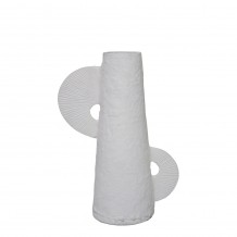 FINTON ΒΑΖΟ 22x12x30 ΑΛΟΥΜΙΝΙΟ ΛΕΥΚΟ c489876