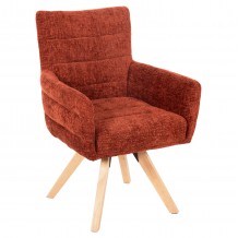 ΠΟΛΥΘΡΟΝΑΚΙ ΤΡΑΠΕΖΑΡΙΑΣ GAZER HM9845 06 ΚΕΡΑΜΙΔΙ YΦΑΣΜΑ-ΠΟΔΙΑ RUBBERWOOD 66x63x91Υεκ SET 2τμχ c489943