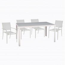 ΣΕΤ ΤΡΑΠΕΖΑΡΙΑΣ ΕΞ ΧΩΡΟΥ 5ΤΜΧ OFER HM21030 ΛΕΥΚΟ ΜΕΤΑΛΛΟ-ΛΕΥΚΕΣ ΜΕΤΑΛ ΠΟΛΥΘΡΟΝΕΣ c489971