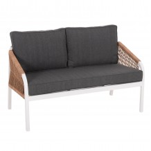 ΚΑΝΑΠΕΣ ΕΞ ΧΩΡΟΥ 2ΘΕΣΙΟΣ MAERLY HM6116 01 ΑΛΟΥΜΙΝΙΟ ΛΕΥΚΟ-ΣΧΟΙΝΙ-ΑΝΘΡΑΚΙ ΜΑΞΙΛΑΡΙΑ c490006