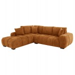 ΚΑΝΑΠΕΣ ΓΩΝΙΑ ΑΡΙΣΤΕΡΗ COVEN HM3266 02L ΜΠΕΖ ΤΗΣ ΑΜΜΟΥ ΥΦΑΣΜΑ 298x102-208x85Υεκ c490008