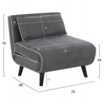 ΠΟΛΥΘΡΟΝΑ ΚΡΕΒΑΤΙ BRAXTON HM8425 10 ΣΚΟΥΡΟ ΓΚΡΙ ΥΦΑΣΜΑ 78x88x78Υεκ c490038