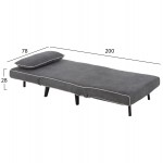 ΠΟΛΥΘΡΟΝΑ ΚΡΕΒΑΤΙ BRAXTON HM8425 10 ΣΚΟΥΡΟ ΓΚΡΙ ΥΦΑΣΜΑ 78x88x78Υεκ c490038
