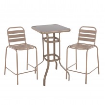 ΣΕΤ 3ΤΜΧ ΕΞΩΤΕΡΙΚΟΥ ΧΩΡΟΥ LAURA HM21054 04 ΣΑΜΠΑΝΙ ΜΕΤΑΛΛΟ ΑΛΟΥΜΙΝΙΟ c490067