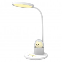 ΠΑΙΔΙΚΟ ΦΩΤΙΣΤΙΚΟ ΓΡΑΦΕΙΟΥ LED BADOO ΦΙΓΟΥΡΑ ΓΑΤΑΣ HM4449 01 ΛΕΥΚΟ ABS c490078