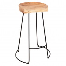 ΣΚΑΜΠΟ BAR ELEANOR HM8363 21 ΜΑΣΙΦ ΞΥΛΟ ΑΚΑΚΙΑΣ-ΜΕΤΑΛ ΣΚΕΛΕΤΟΣ 53 5x42x77Υεκ c490264