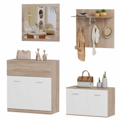 ΣΕΤ ΕΙΣΟΔΟΥ 4ΤΜΧ DIONNE HM21057 ΜΕΛΑΜΙΝΗ ΣΕ ΣΟΝΑΜΑ-ΛΕΥΚΟ c490267