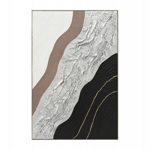 ΠΙΝΑΚΑΣ ΤΟΙΧΟΥ ABSTRACT HM4553 02 ΜΕ ΚΟΡΝΙΖΑ ΜΠΕΖ-ΚΑΜΒΑΣ-ΧΕΙΡΟΠΟΙΗΤΟΣ 82x4 5x122Υεκ c490356