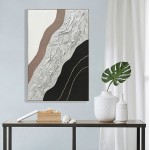 ΠΙΝΑΚΑΣ ΤΟΙΧΟΥ ABSTRACT HM4553 02 ΜΕ ΚΟΡΝΙΖΑ ΜΠΕΖ-ΚΑΜΒΑΣ-ΧΕΙΡΟΠΟΙΗΤΟΣ 82x4 5x122Υεκ c490356