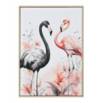 ΠΙΝΑΚΑΣ TOIXOY FLAMINGOS HM4562 ΜΕ ΚΟΡΝΙΖΑ ΜΠΕΖ-ΚΑΜΒΑΣ ΕΚΤΥΠΩΣΗ 52 5x2 8x72 5Υεκ c490370